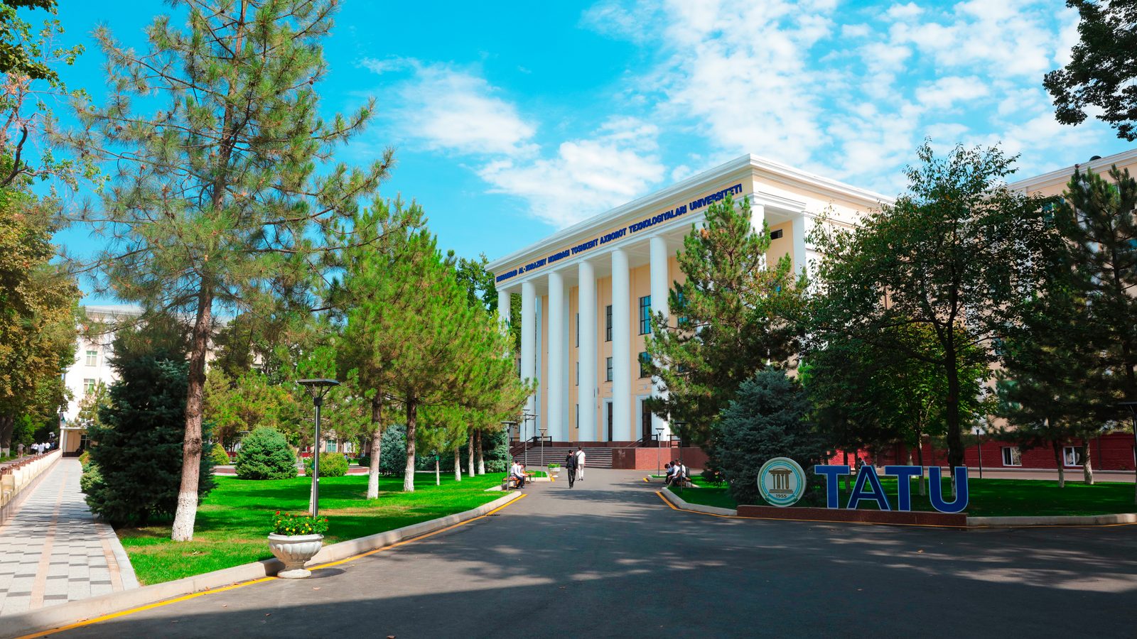 Main building of Tashkent University of Information Technologies named after Muhammad al-Khwarizmi